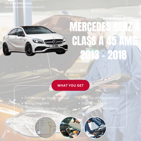 Mercedes Benz CLA Class CLA 45 AMG  Workshop, Service & Repair Manual 2013 - 2018 | Engine, Wiring, Transmission, Maintenance Guide