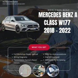 Mercedes-Benz A-Class W177 2018-2022 Workshop Manual Cover