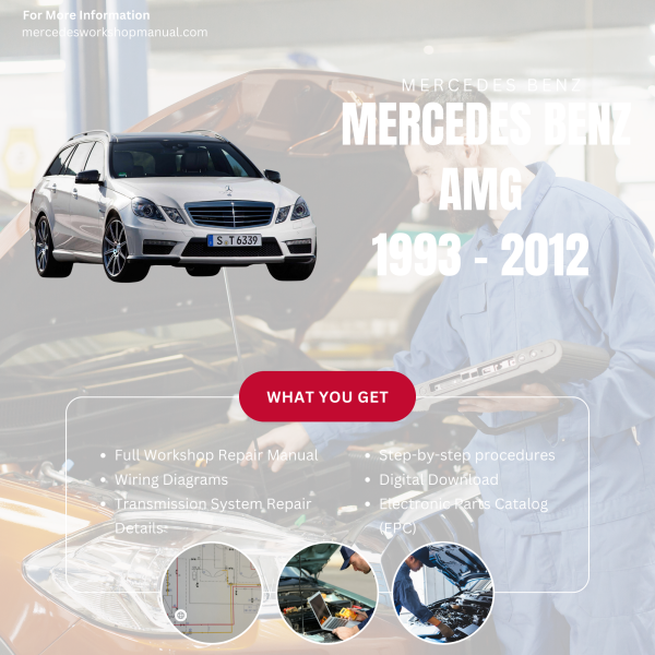 Mercedes Benz AMG  Workshop, Service & Repair Manual 1993 - 2012 | Engine, Wiring, Transmission, Maintenance Guide