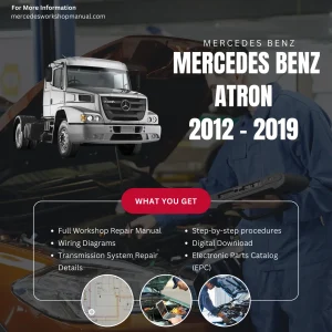 Mercedes-Benz Atron Truck 2012-2019 Workshop Manual Cover