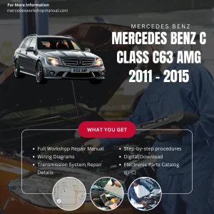 Mercedes-AMG C-Class C63 AMG 2011-2015 Workshop Manual Cover