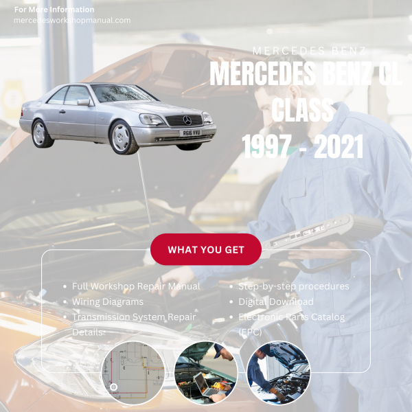 Mercedes Benz CL Class  Workshop, Service & Repair Manual 1997 - 2021 | Engine, Wiring, Transmission, Maintenance Guide