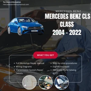 Mercedes-Benz CLS-Class 4-Door Coupe 2004-2022 Workshop Manual Cover