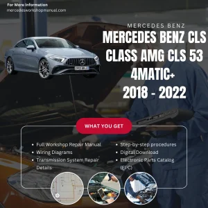 Mercedes-AMG CLS-Class CLS53 4Matic 2018-2022 Workshop Manual Cover