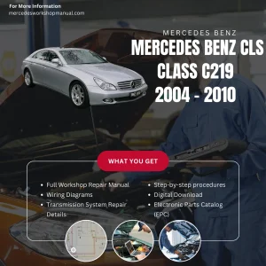 Mercedes-Benz CLS-Class C219 2004-2010 Workshop Manual Cover