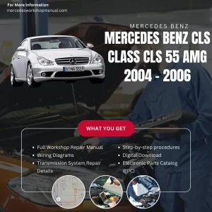 Mercedes-AMG CLS-Class CLS55 AMG 2004-2006 Workshop Manual Cover
