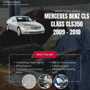 Mercedes-Benz CLS-Class CLS350 2009-2010 Workshop Manual Cover