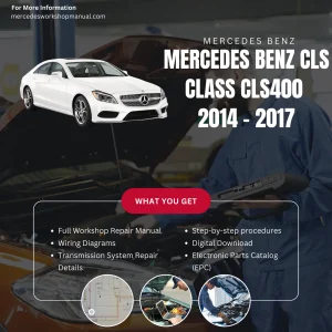 Mercedes-Benz CLS-Class CLS400 2014-2017 Workshop Manual Cover