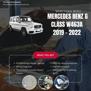 Mercedes-Benz G-Class W463A New Generation 2019-2022 Workshop Manual Cover