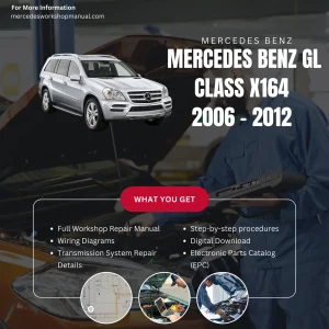 Mercedes-Benz GL-Class X164 2006-2012 Workshop Manual Cover