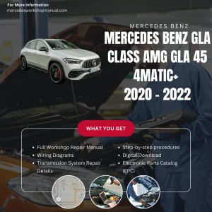 Mercedes-AMG GLA-Class GLA45 4Matic 2020-2022 Workshop Manual Cover