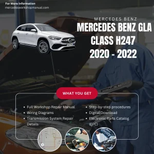 Mercedes-Benz GLA-Class H247 2020-2022 Workshop Manual Cover