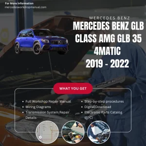 Mercedes-AMG GLB-Class GLB35 4Matic 2019-2022 Workshop Manual Cover