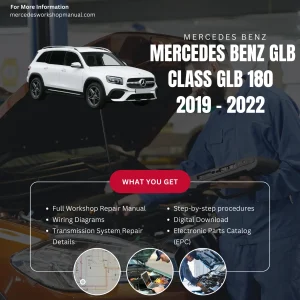 Mercedes-Benz GLB-Class GLB180 2019-2022 Workshop Manual Cover