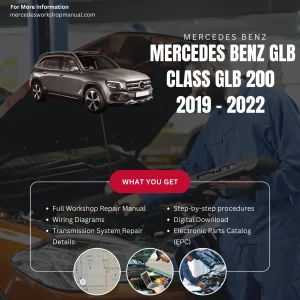 Mercedes-Benz GLB-Class GLB200 2019-2022 Workshop Manual Cover