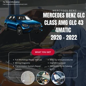 Mercedes-AMG GLC-Class GLC43 4Matic 2020-2022 Workshop Manual Cover