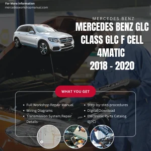 Mercedes-Benz GLC-Class GLC F-Cell 4Matic Hydrogen 2018-2020 Workshop Manual Cover