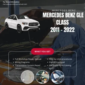 Mercedes-Benz GLE-Class SUV 2011-2022 Workshop Manual Cover