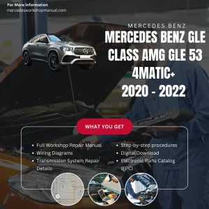 Mercedes-AMG GLE-Class GLE53 4Matic 2020-2022 Workshop Manual Cover