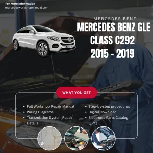 Mercedes-Benz GLE-Class Coupe C292 2015-2019 Workshop Manual Cover