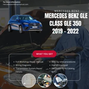Mercedes-Benz GLE-Class GLE350 2019-2022 Workshop Manual Cover