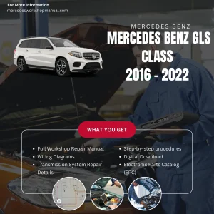 Mercedes-Benz GLS-Class SUV 2016-2022 Workshop Manual Cover
