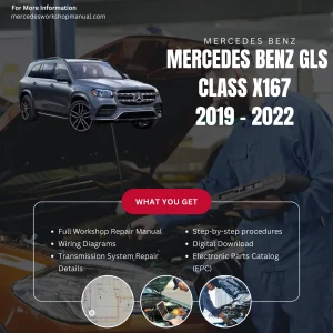 Mercedes-Benz GLS-Class X167 2019-2022 Workshop Manual Cover