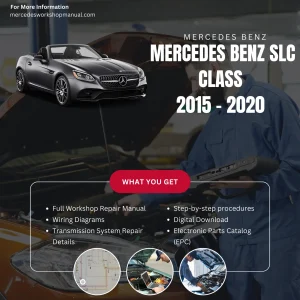Mercedes-Benz SLC-Class 2015-2020 Workshop Manual Cover
