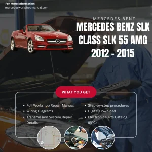Mercedes-Benz SLK-Class SLK55 AMG 2012-2015 Workshop Manual Cover