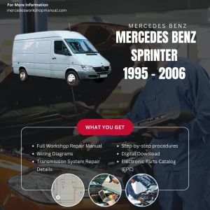 Mercedes-Benz Sprinter W903 1995-2006 Workshop Manual Cover