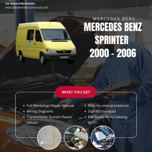 Mercedes-Benz Sprinter 2000-2006 Workshop Manual Cover