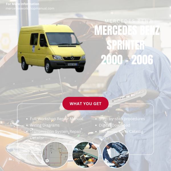 Mercedes Benz Sprinter PDF Workshop, Service & Repair Manual 2000 - 2006 | Engine, Wiring, Transmission, Maintenance Guide