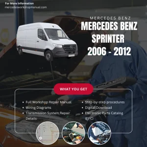Mercedes-Benz Sprinter 2006-2012 Workshop Manual Cover
