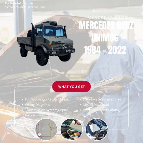 Mercedes Benz Unimog  Workshop, Service & Repair Manual 1984 - 2022 | Engine, Wiring, Transmission, Maintenance Guide