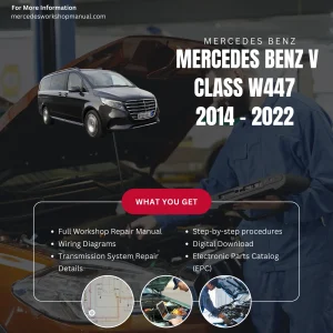 Mercedes-Benz V-Class W447 2014-2022 Workshop Manual Cover