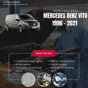 Mercedes-Benz Vito Van 1996-2021 Workshop Manual Cover